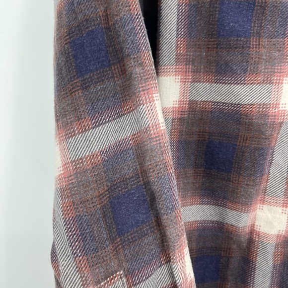 Men’s urban outfitters bdg brown vintage pattern flannel shirt size small - Picture 5 of 11